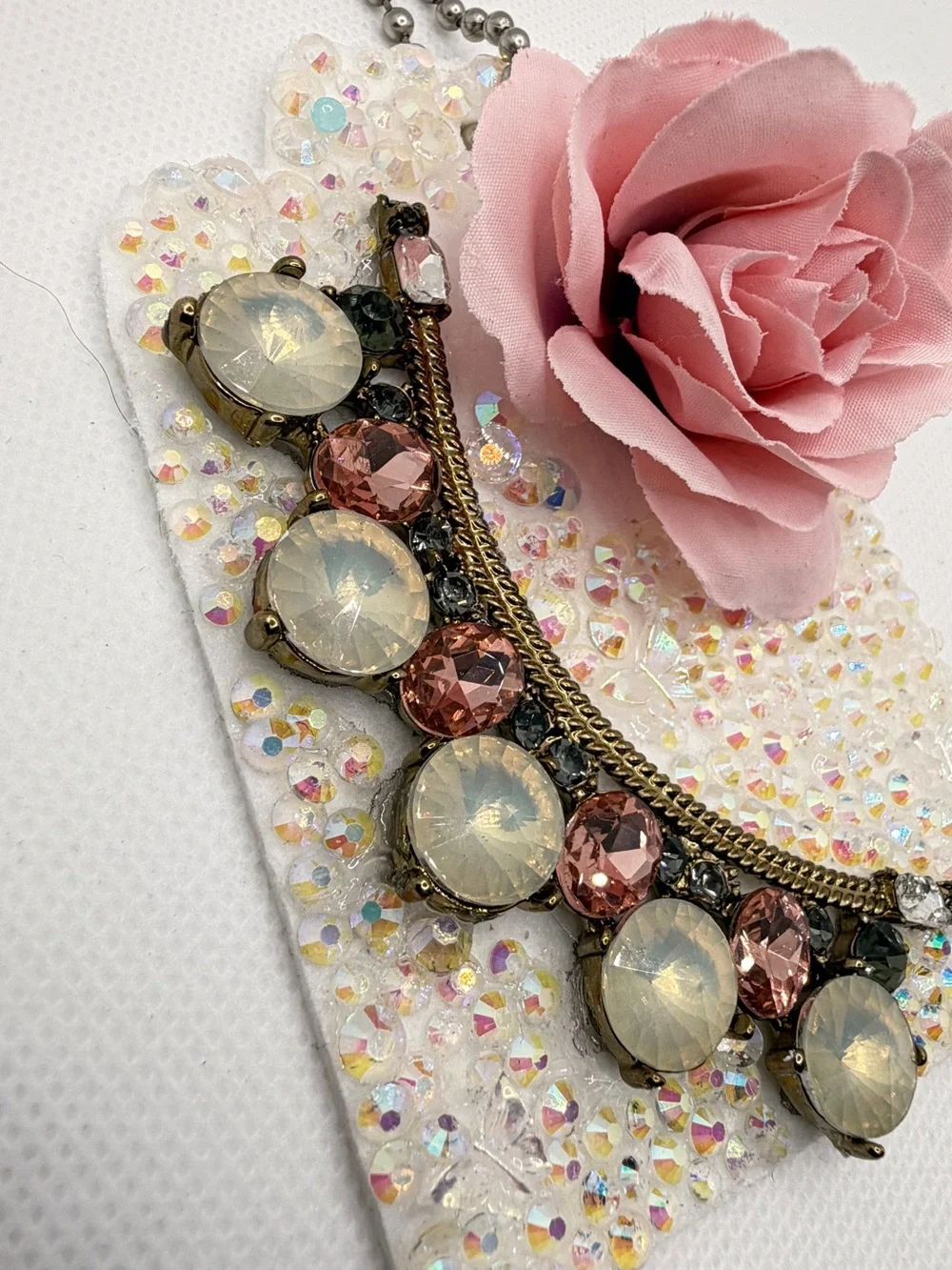 Handmade Pink Purse Charm - Statement decoration - Can be customized